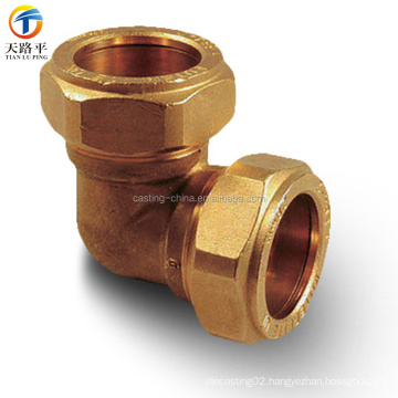 Brass nipple Fittings for Copper Pipe OEM Casting